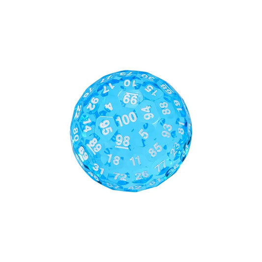 Transparent 50mm D100 Dice