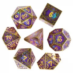 Sharp Edge Large Metal & Resin Dice 7pcs Set
