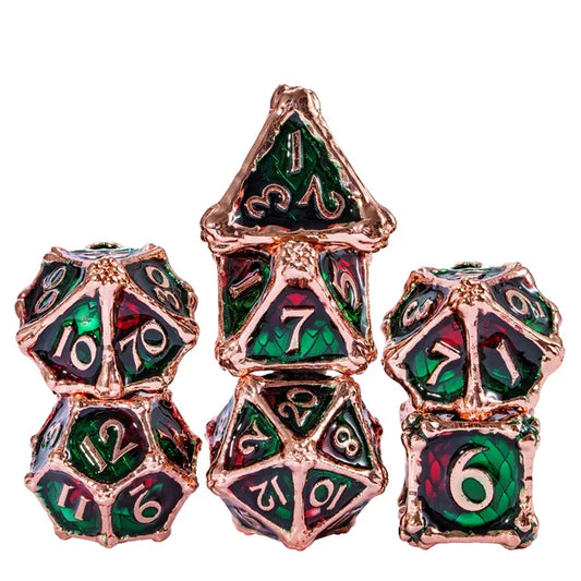 Dragon Bones Metal 7PCS Dice Set
