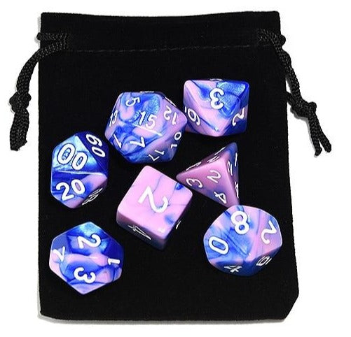 D&D Dice 7pcs Set - Mixed Colour