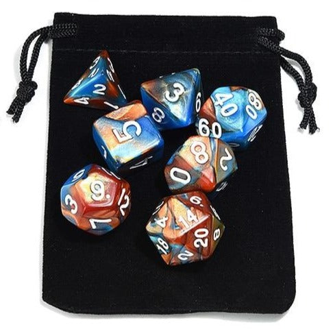 D&D Dice 7pcs Set - Mixed Colour