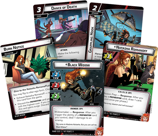 Marvel Champions LCG Black Widow Hero Pack