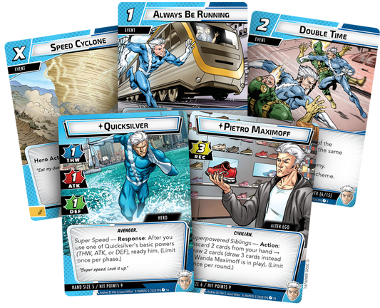 Marvel Champions LCG Quicksilver Hero Pack