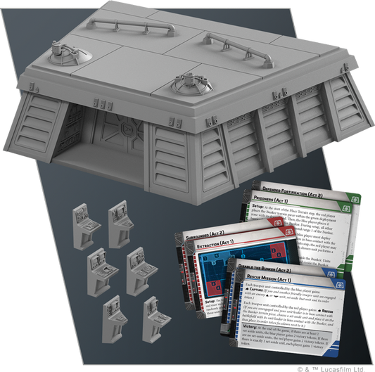 Star Wars Legion Imperial Bunker Battlefield Expansion