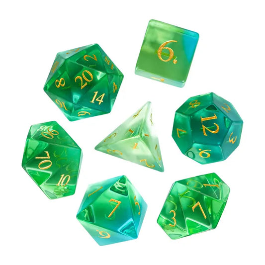 Colourful Glaze Glass Dice