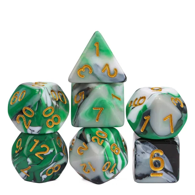 D&D Dice 7pcs Set - Colour Blend