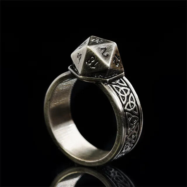 Ring Inlay Dice D20
