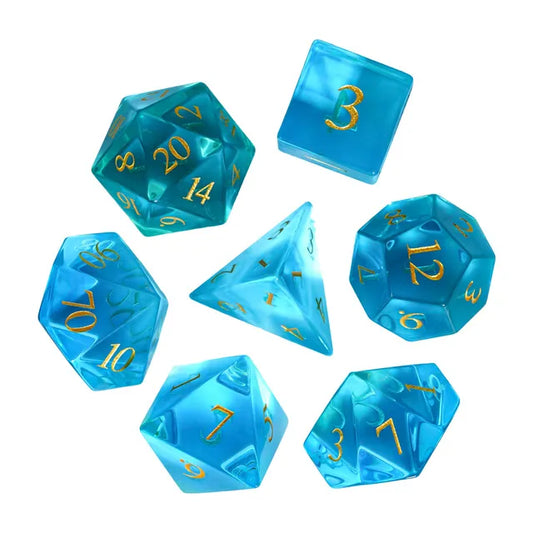 Colourful Glaze Glass Dice