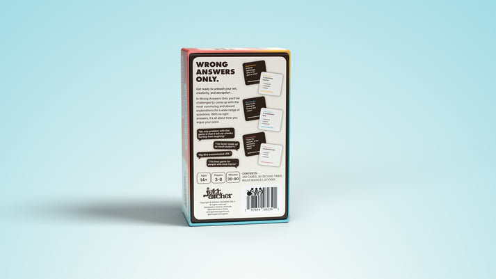 Wrong Answers Only Card Game