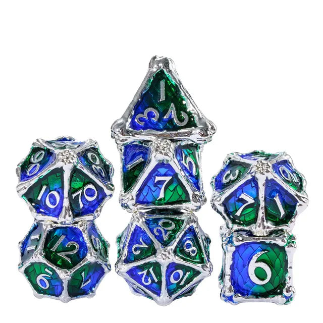 Dragon Bones Metal 7PCS Dice Set