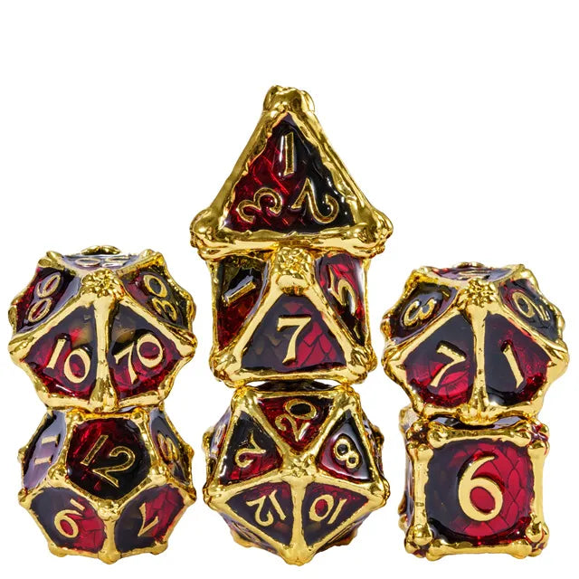 Dragon Bones Metal 7PCS Dice Set