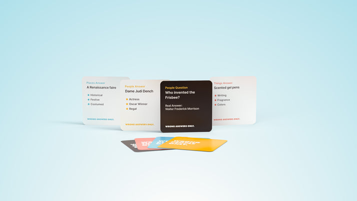 Wrong Answers Only Card Game