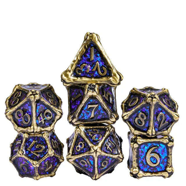 Dragon Bones Metal 7PCS Dice Set