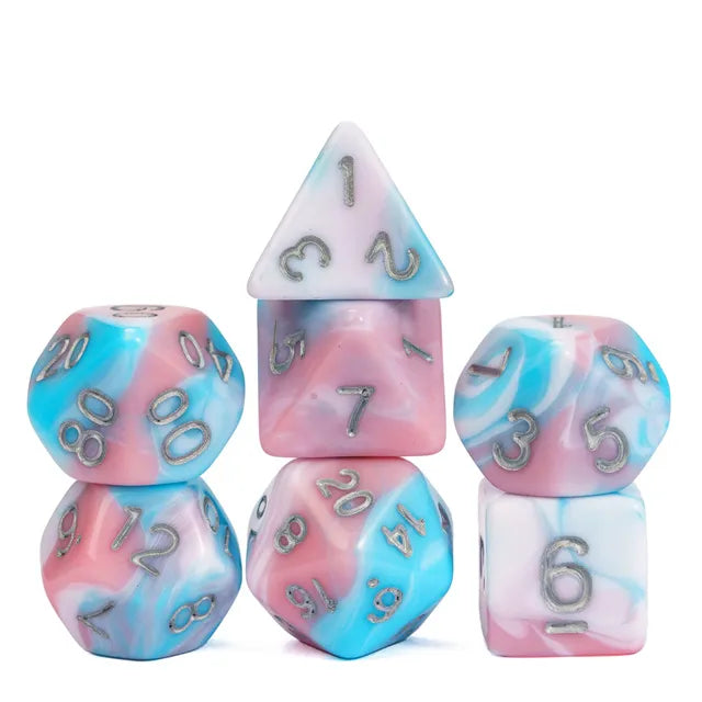 D&D Dice 7pcs Set - Colour Blend