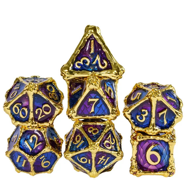 Dragon Bones Metal 7PCS Dice Set
