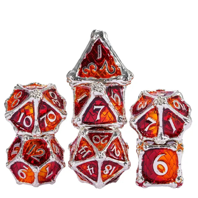 Dragon Bones Metal 7PCS Dice Set