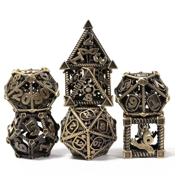 Hollow Character Class Themed Metal 7PCS Dice Set