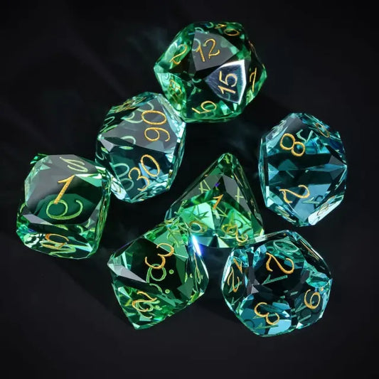 Brick Veneer Colourful Glaze Glass Dice