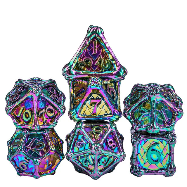 Dragon Bones Metal 7PCS Dice Set