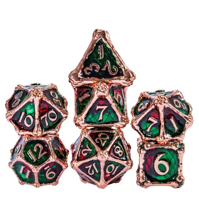 Dragon Bones Metal 7PCS Dice Set