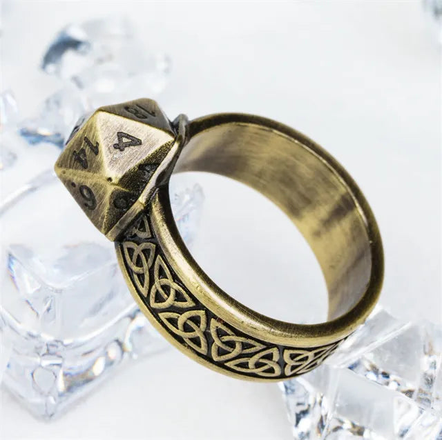 Ring Inlay Dice D20
