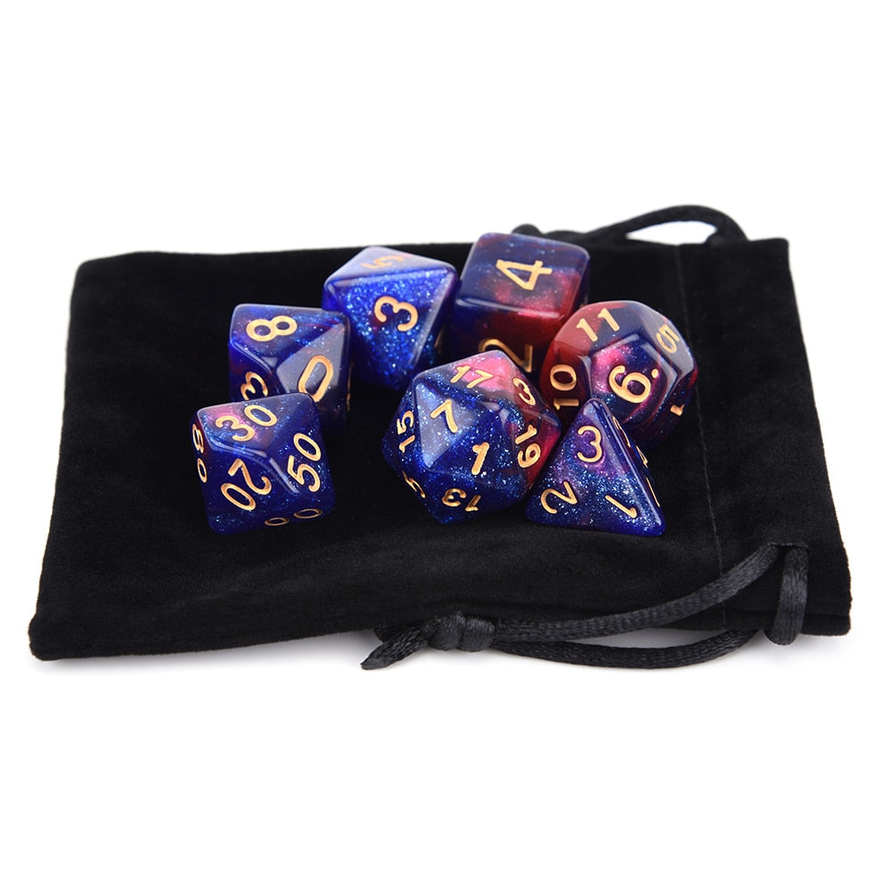 Nebula Space Dice 7pcs Set