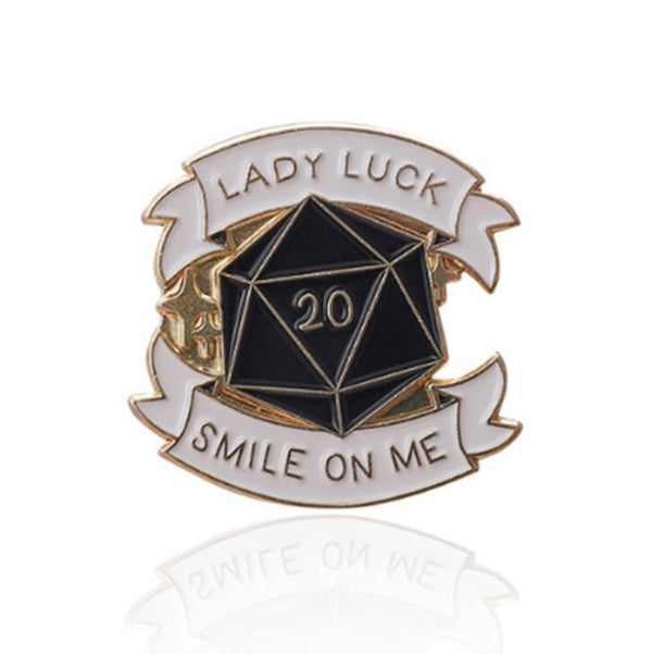 Lady Luck D20 Pin