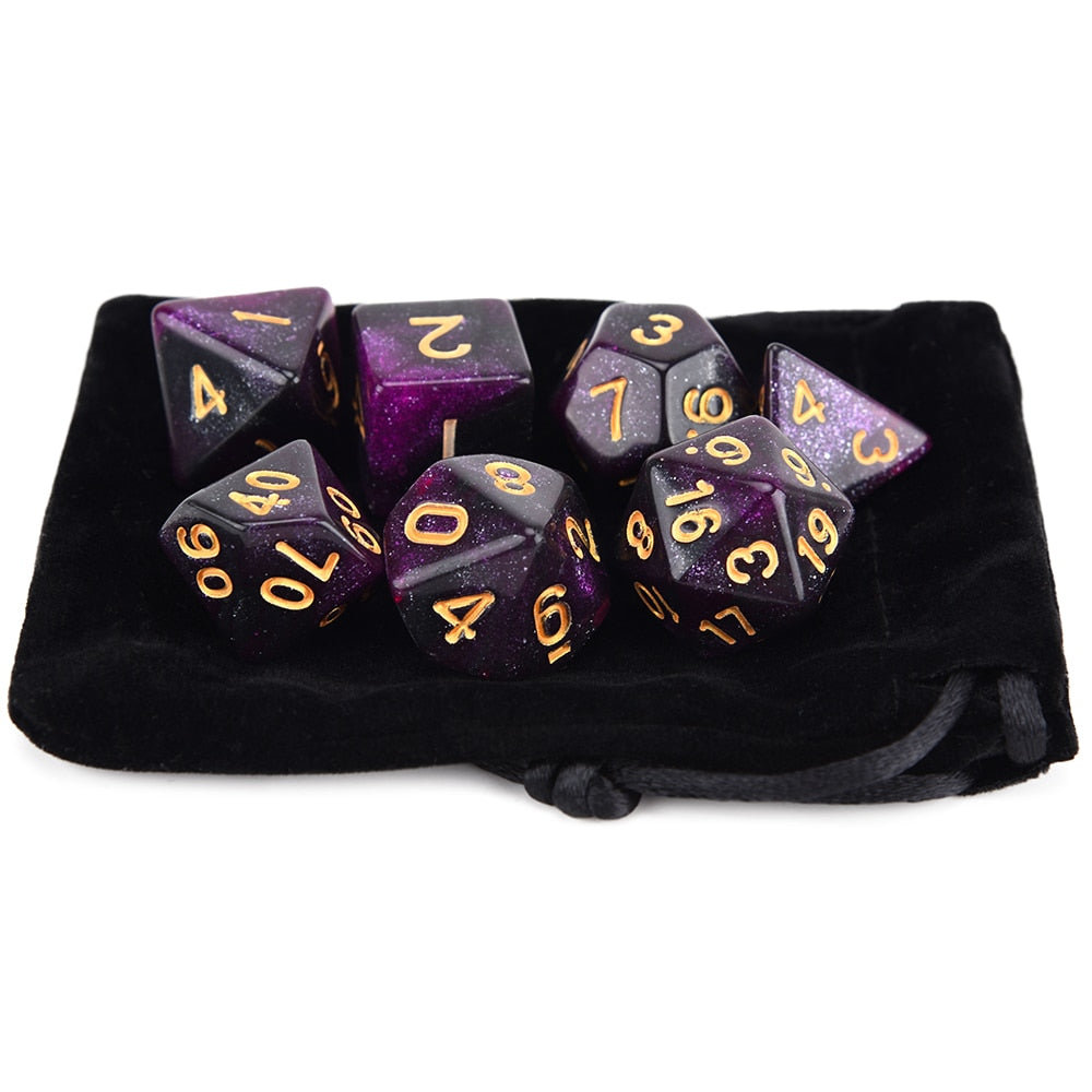 Nebula Space Dice 7pcs Set