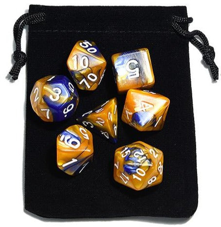 D&D Dice 7pcs Set - Mixed Colour