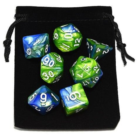 D&D Dice 7pcs Set - Mixed Colour