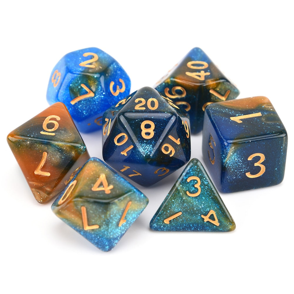 Nebula Space Dice 7pcs Set