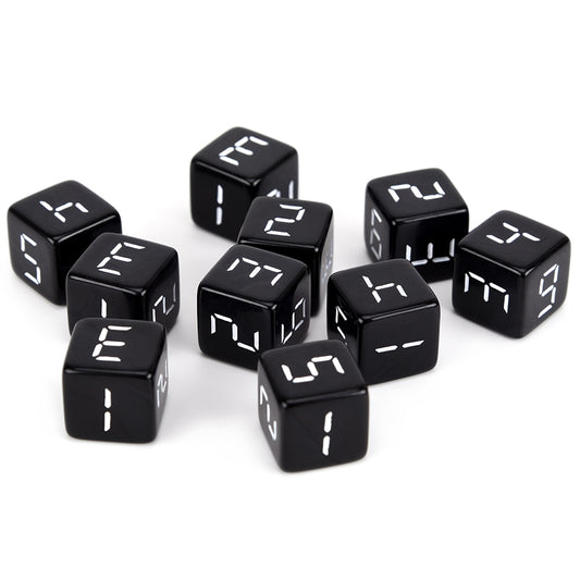 Digital D6 Dice Set (10 Pack)