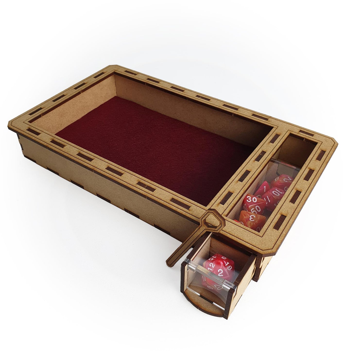 Dice Tray with Dice Storage Pod