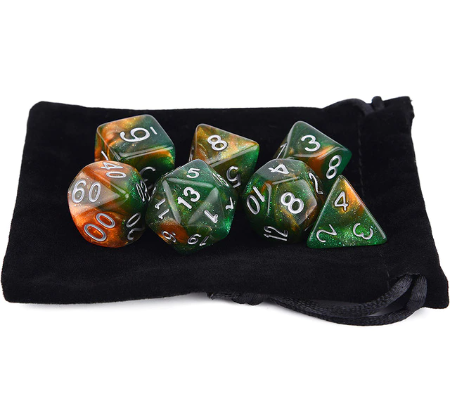 Nebula Space Dice 7pcs Set