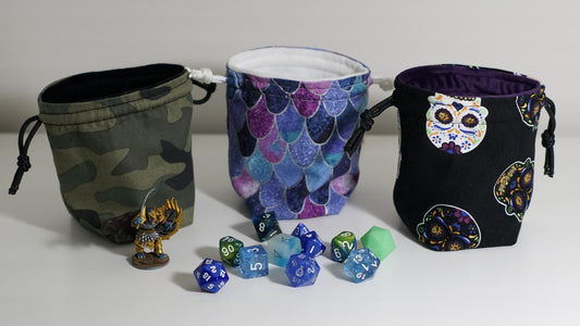 Handcrafted Medium Dice Bag