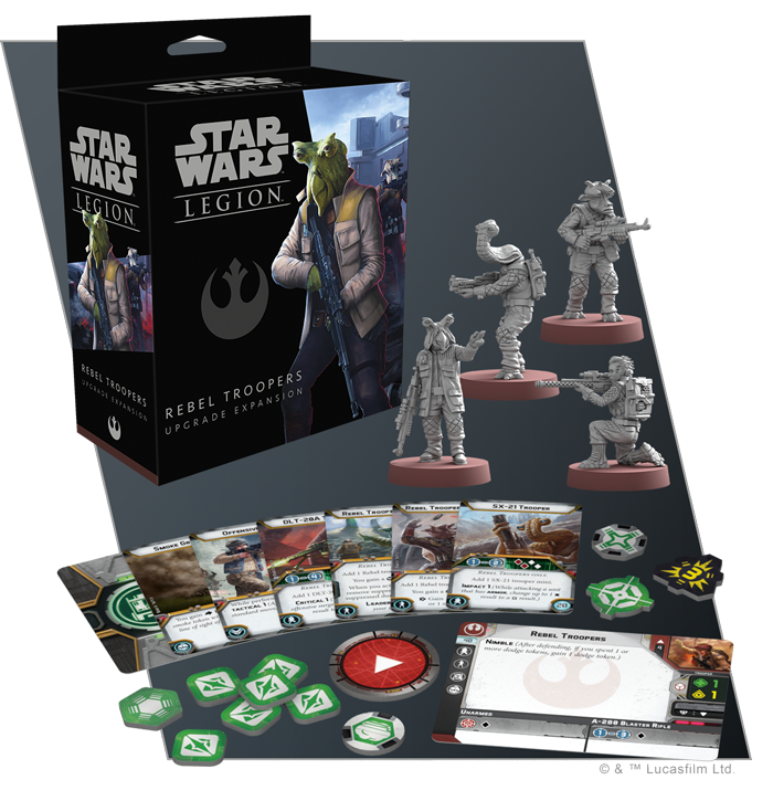 Star Wars Legion Rebel Troopers Upgrade Expansion