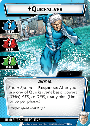 Marvel Champions LCG Quicksilver Hero Pack