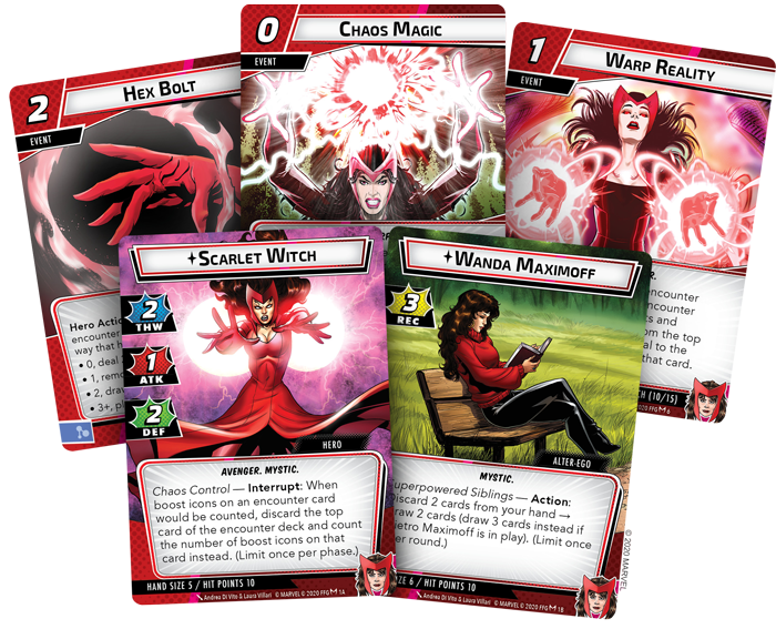 Marvel Champions LCG Scarlet Witch Hero Pack