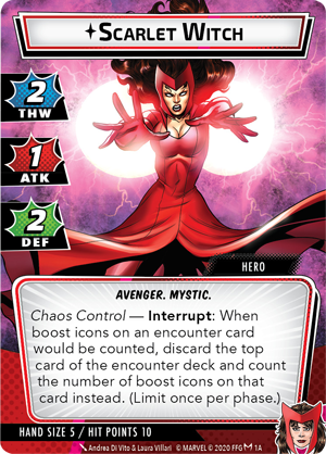 Marvel Champions LCG Scarlet Witch Hero Pack
