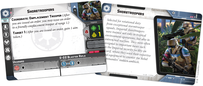 Star Wars Legion Imperial Shoretroopers